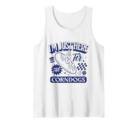 I'm Just Here for The Corn Dogs State Fair Corndog Lover Tank Top