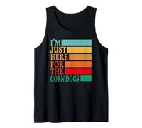 I'm Just Here for The Corn Dogs State Fair Corndog Lover Tank Top
