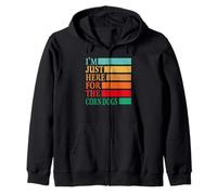 I'm Just Here for the Corn Dogs State Fair Corndog Lover Zip Hoodie