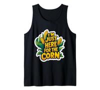 I'm Just Here for The Corn Festival Funny Corncob On The Cob Tank Top
