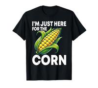 I'm Just Here For The Corn Funny Corn On The Cob T-Shirt