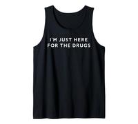 I'm Just Here for The Drugs IV Therapy Humor Chemo Oncology Tank Top