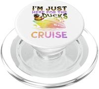 I'm Just Here for the Ducks Drinks Food Party Dancing Fun PopSockets PopGrip for MagSafe