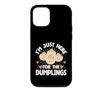 I'm Just Here For The Dumplings Kawaii Foodie Case for iPhone 12/12 Pro