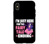 I'm Just Here For The Fairy Tale Ending Girls Women Fairy Case for iPhone X/XS