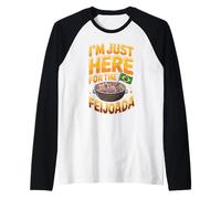 I'm Just Here for The Feijoada Brazilian Food Raglan Baseball Tee