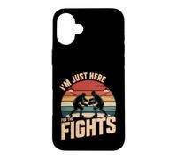 I'm Just Here For The Fights Hockey Fan Banter - Case for iPhone 16 Plus