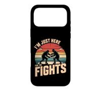 I'm Just Here For The Fights Hockey Fan Banter - Case for iPhone 17 Pro Max