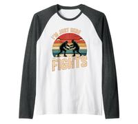 I'm Just Here for The Fights Hockey Fan Banter - Raglan Baseball Tee