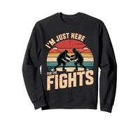 I'm Just Here For The Fights Hockey Fan Banter - Sweatshirt