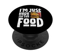 I'm Just Here For The Food PopSockets Swappable PopGrip