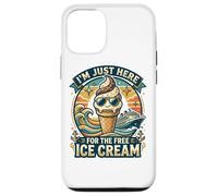 I'm Just Here for The Free Ice Cream Funny Cruise 2026 Case for iPhone 12/12 Pro