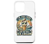 I'm Just Here for The Free Ice Cream Funny Cruise 2026 Case for iPhone 12 Pro Max