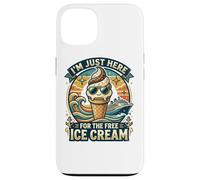 I'm Just Here for The Free Ice Cream Funny Cruise 2026 Case for iPhone 13