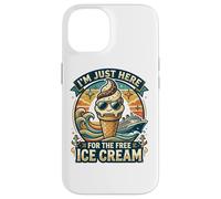 I'm Just Here for The Free Ice Cream Funny Cruise 2026 Case for iPhone 14