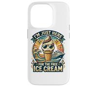 I'm Just Here for The Free Ice Cream Funny Cruise 2026 Case for iPhone 14 Pro