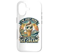 I'm Just Here for The Free Ice Cream Funny Cruise 2026 Case for iPhone 17