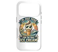I'm Just Here for The Free Ice Cream Funny Cruise 2026 Case for iPhone 17 Pro