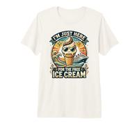 I'm Just Here for The Free Ice Cream Funny Cruise 2026 Premium T-Shirt
