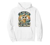 I'm Just Here for The Free Ice Cream Funny Cruise 2026 Pullover Hoodie