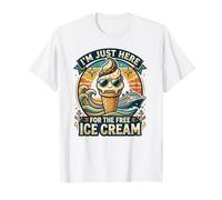 I'm Just Here for The Free Ice Cream Funny Cruise 2026 T-Shirt