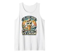 I'm Just Here for The Free Ice Cream Funny Cruise 2026 Tank Top