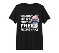 I'm Just Here for The Free Milkshake Vacation Summer Cruise Premium T-Shirt