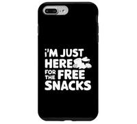 I'm Just Here for the Free Snacks Funny Party Food Case for iPhone 7 Plus/8 Plus