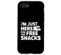 I'm Just Here for the Free Snacks Funny Party Food Case for iPhone SE (2020) / 7/8