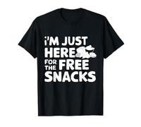 I'm Just Here for The Free Snacks Funny Party Food T-Shirt