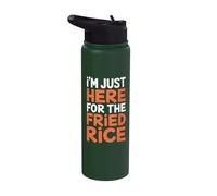 I'm Just Here for The Fried Rice Stainless Steel Insulated Water Bottle