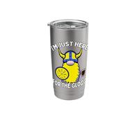 I'm Just Here for The Glogg Viking Gnome Tomte Swedish Stainless Steel Insulated Tumbler