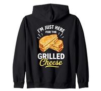 I'm Just Here For The Grilled Cheese Sandwich Zip Hoodie