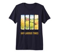 Im Just Here for The Haylarious Times Farm Barn Country Premium T-Shirt