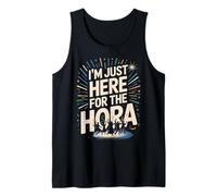 I'm Just Here For The Hora Funny Jewish Wedding Bar Mitzvah Tank Top