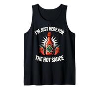 I'm Just Here for The Hot Sauce Spicy Food Lover Tank Top
