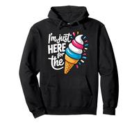 I'm Just Here for The Ice Cream Cone Pullover Hoodie