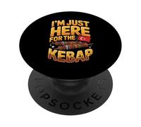 I'm Just Here For The Kebap Turkish Food Lover PopSockets Adhesive PopGrip