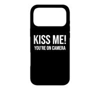 Im Just Here for the Kiss Cam Show Kiss Me Youre On Camera Case for iPhone 17 Pro Max