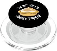 Im Just Here For The Lemon Meringue Pie PopSockets PopGrip for MagSafe