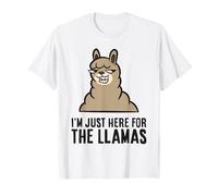 I'm Just Here for The Llamas T-Shirt