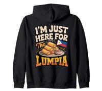 I'm Just Here for the Lumpia Filipino Food Zip Hoodie
