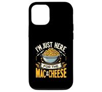 I'm Just Here For The Mac And Cheese Macaroni Food Lover Case for iPhone 12/12 Pro