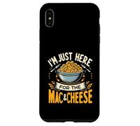I'm Just Here For The Mac And Cheese Macaroni Food Lover Case for iPhone XS Max