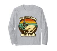 I'm Just Here for The Matzah Passover Funny Pesach Seder Long Sleeve T-Shirt