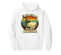 I'm Just Here For The Matzah Passover Funny Pesach Seder Pullover Hoodie