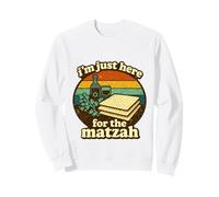 I'm Just Here For The Matzah Passover Funny Pesach Seder Sweatshirt