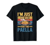 I'm Just Here For The Paella Spanish Food Retro T-Shirt