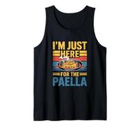 I'm Just Here for The Paella Spanish Food Retro Tank Top
