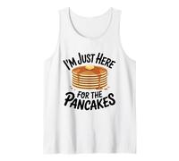 I'm Just Here for The Pancakes Sleepover Slumber Party Tank Top